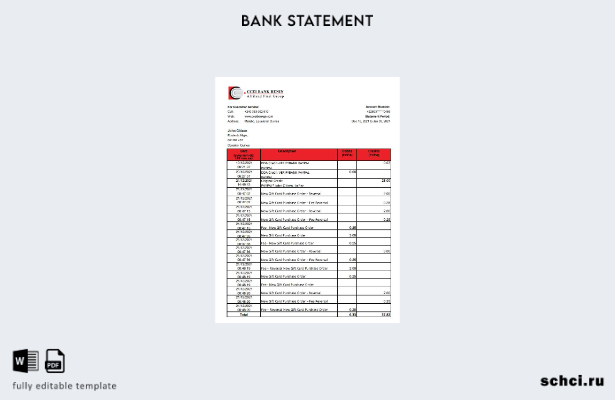 цифровая загрузка Экваториальная Гвинея CCEI Bank Бенин шаблон выписки по счету 